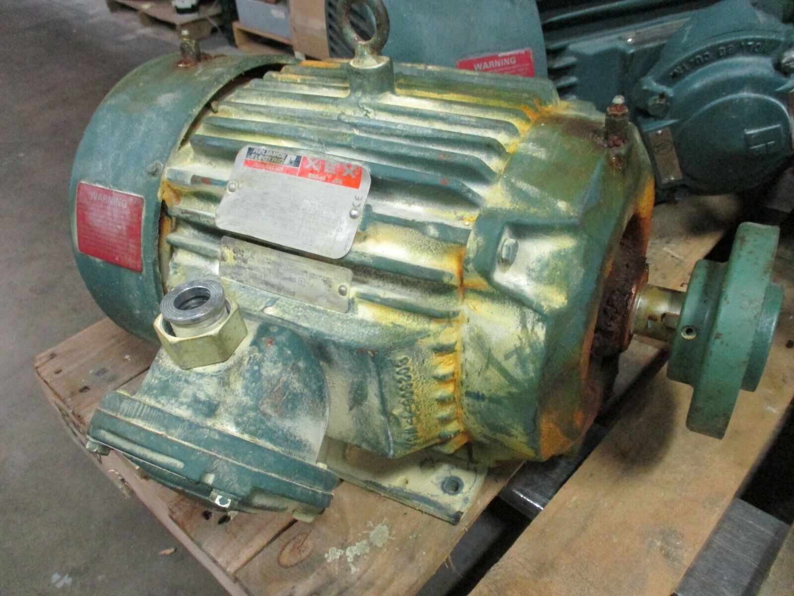 Reliance Duty Master XEX Hazardous Location AC Motor P21G0546G 1800RPM 10HP Used