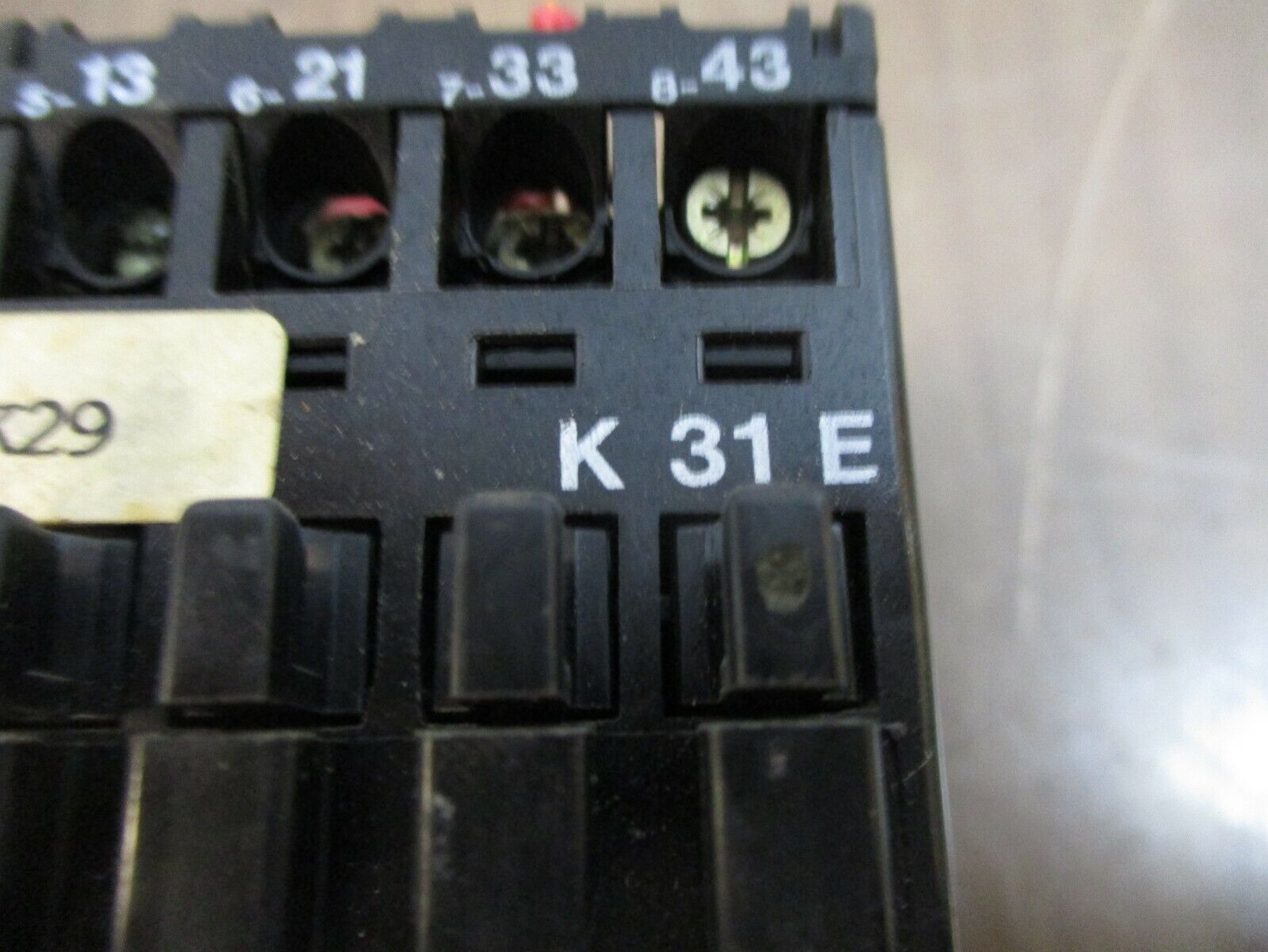 ABB Contactor K 31 E 120V Coil 10A 600V Used