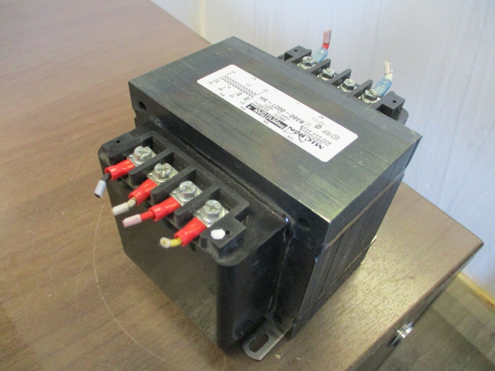 Micron ImperviTRAN Control Transformer B380-0027-5H 380VA Pri: 400/480V Sec: 21V