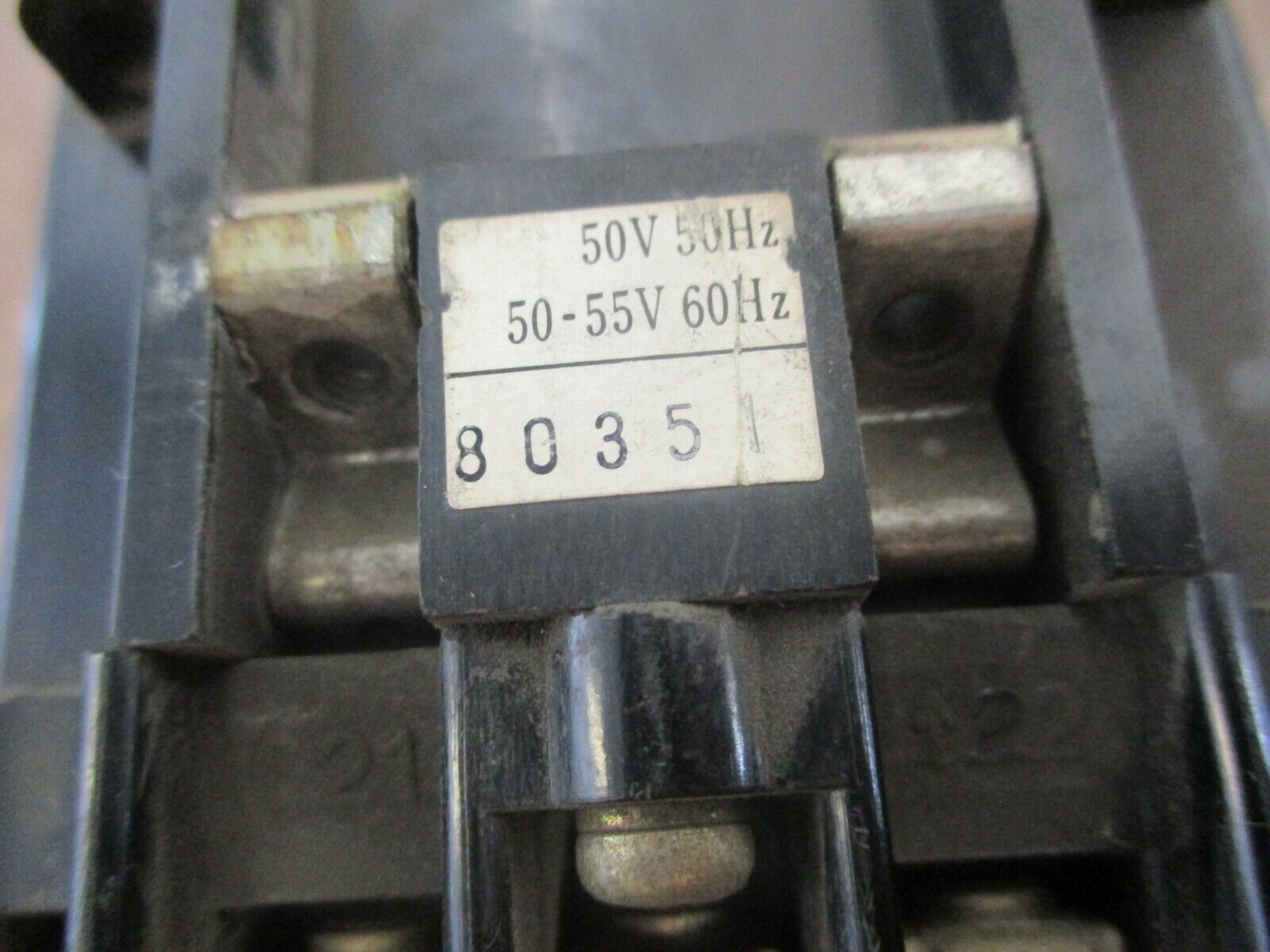 Kito Contactor PAK-20U 50-55V Coil 3.0kW 220/550V 3Ph Used *No Terminal Screws*