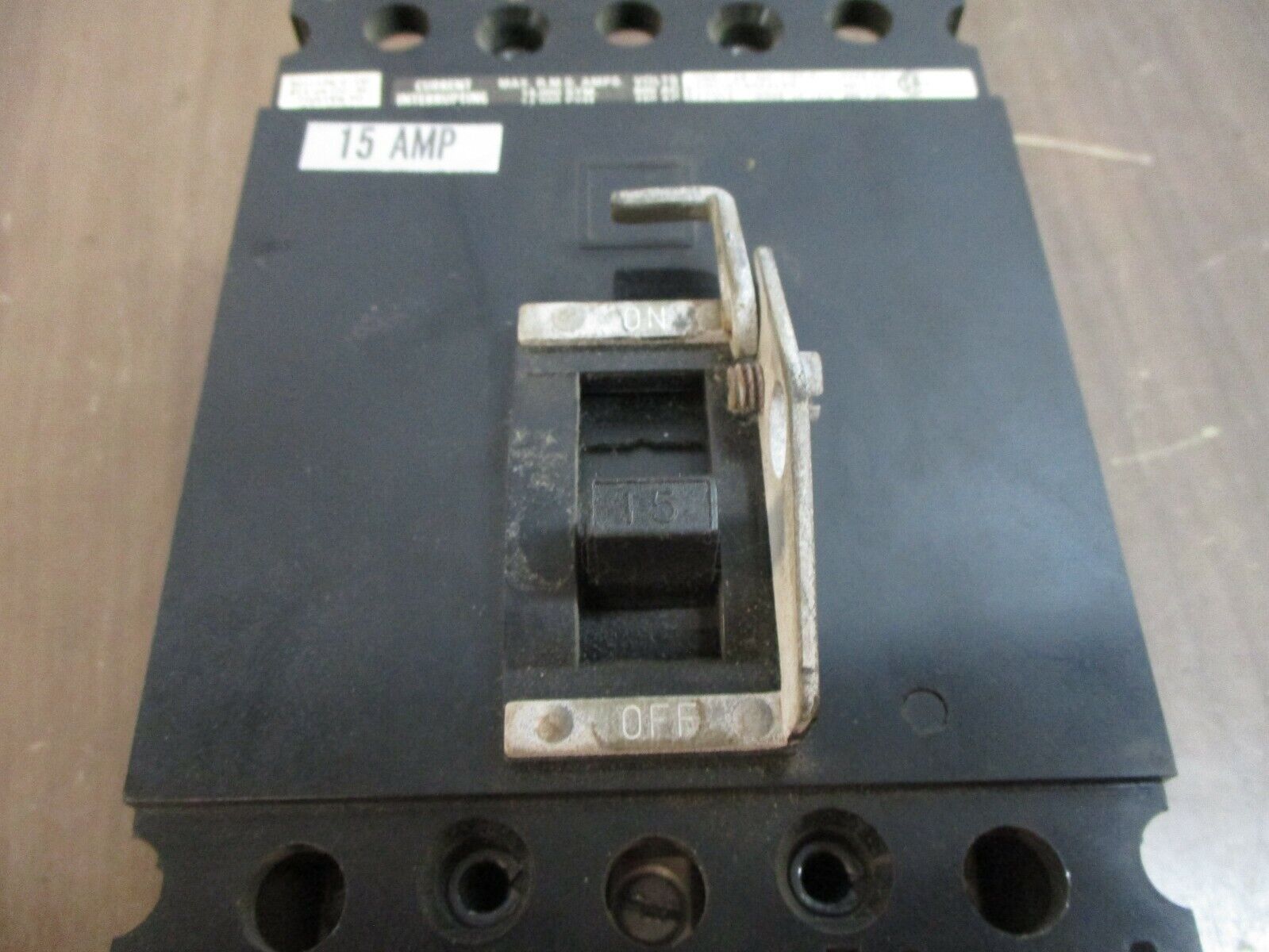 Square D Circuit Breaker FAL-36015 15A 600V 3P, Used