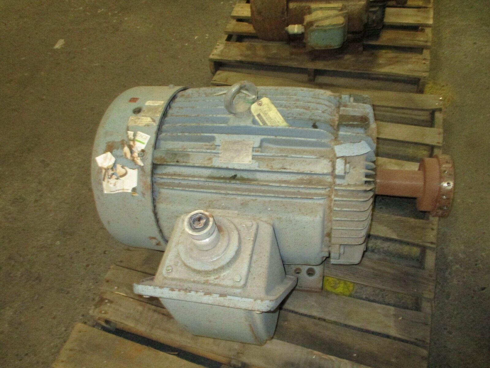 Westinghouse Motor PDH10004TE2 100HP 1800RPM 230/460V 224/112A 3Ph 4P 60Hz Used