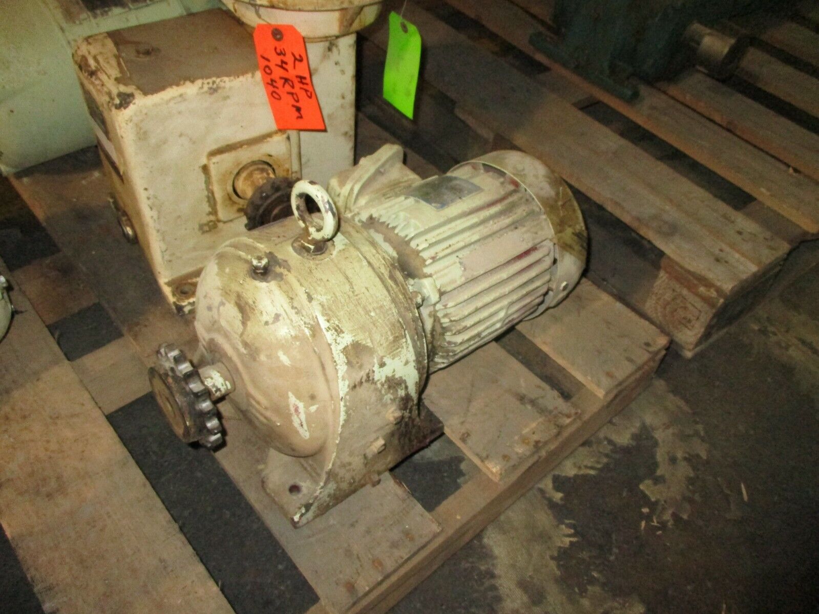 Louis Allis Gearmotor 4Q35/485 1.5HP 1750RPM In Ratio: 14.0 Used