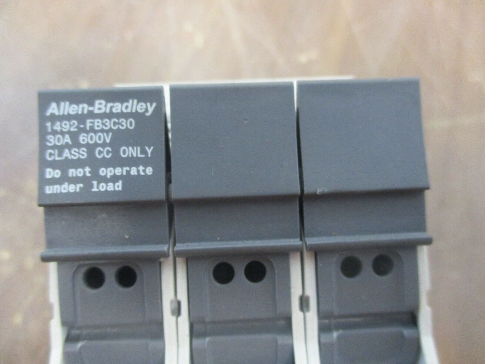 Allen-Bradley  Fuseholder  1492-FB3C30  30A  600V  3P  Used