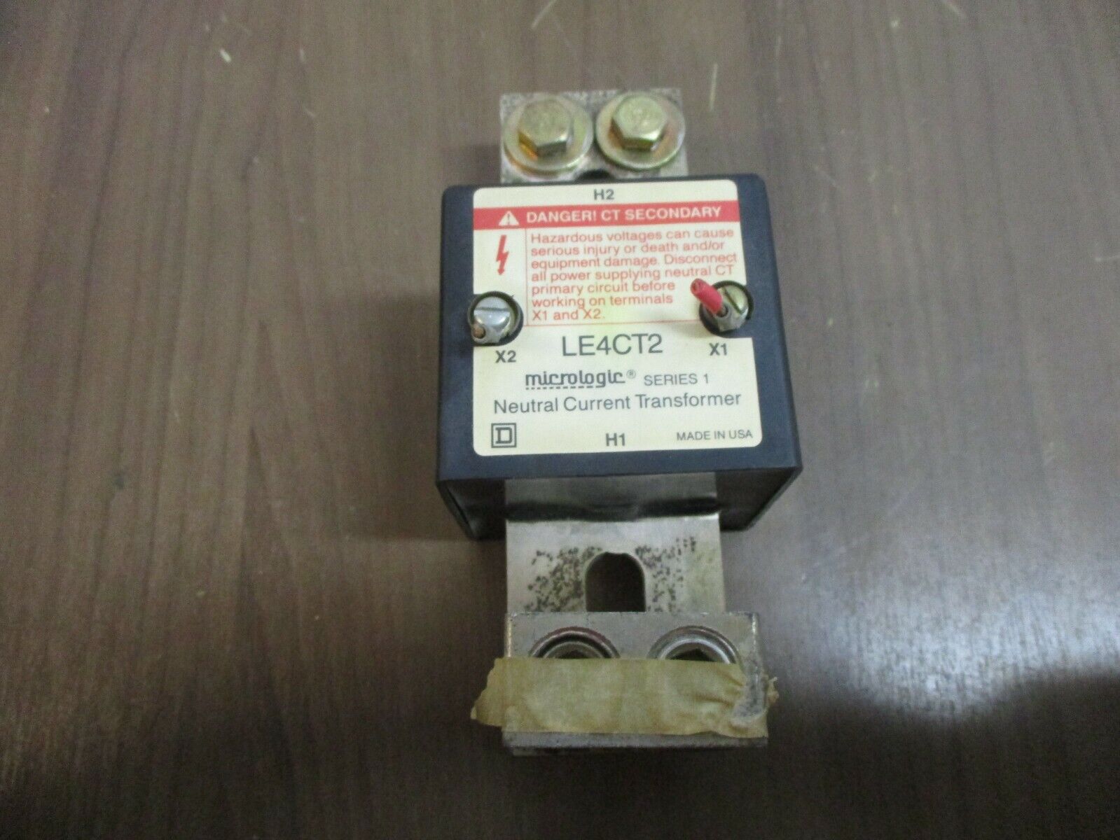 Square D Micrologic Neutral Current Transformer LE4CT2 Ser. 1 400A Used