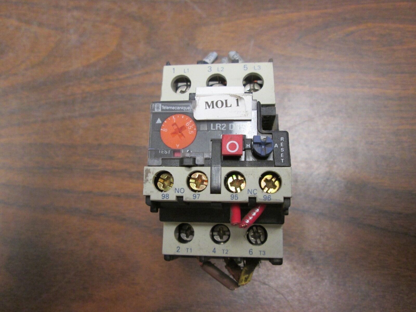 Telemecanique Overload Relay LR.D1512 5.5-8A 600V 3P Used