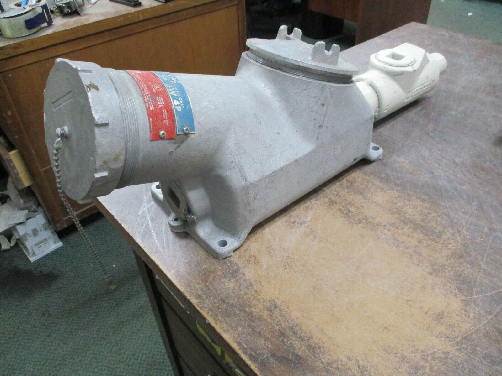 Crouse-Hinds Explosion Proof Receptacle Assembly BHR 10485 D 100A 480V 60Hz Used