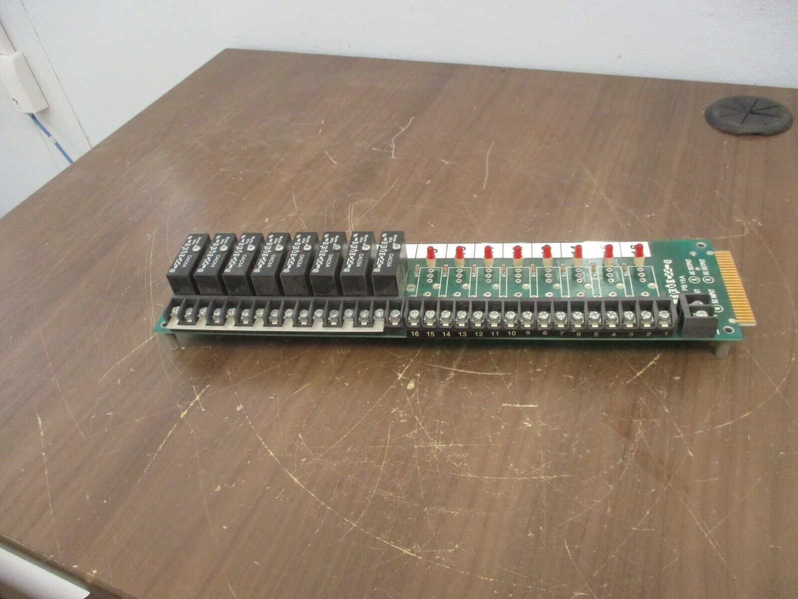 Opto 22 I/O Relay Board PB16A w/ (8) OAC5A Modules Used