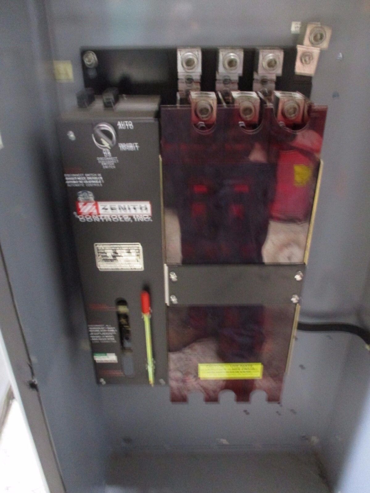 Zenith Automatic Transfer Switch ZTSHU40EC-5AALLST.6B *Missing Door Arc Shield*