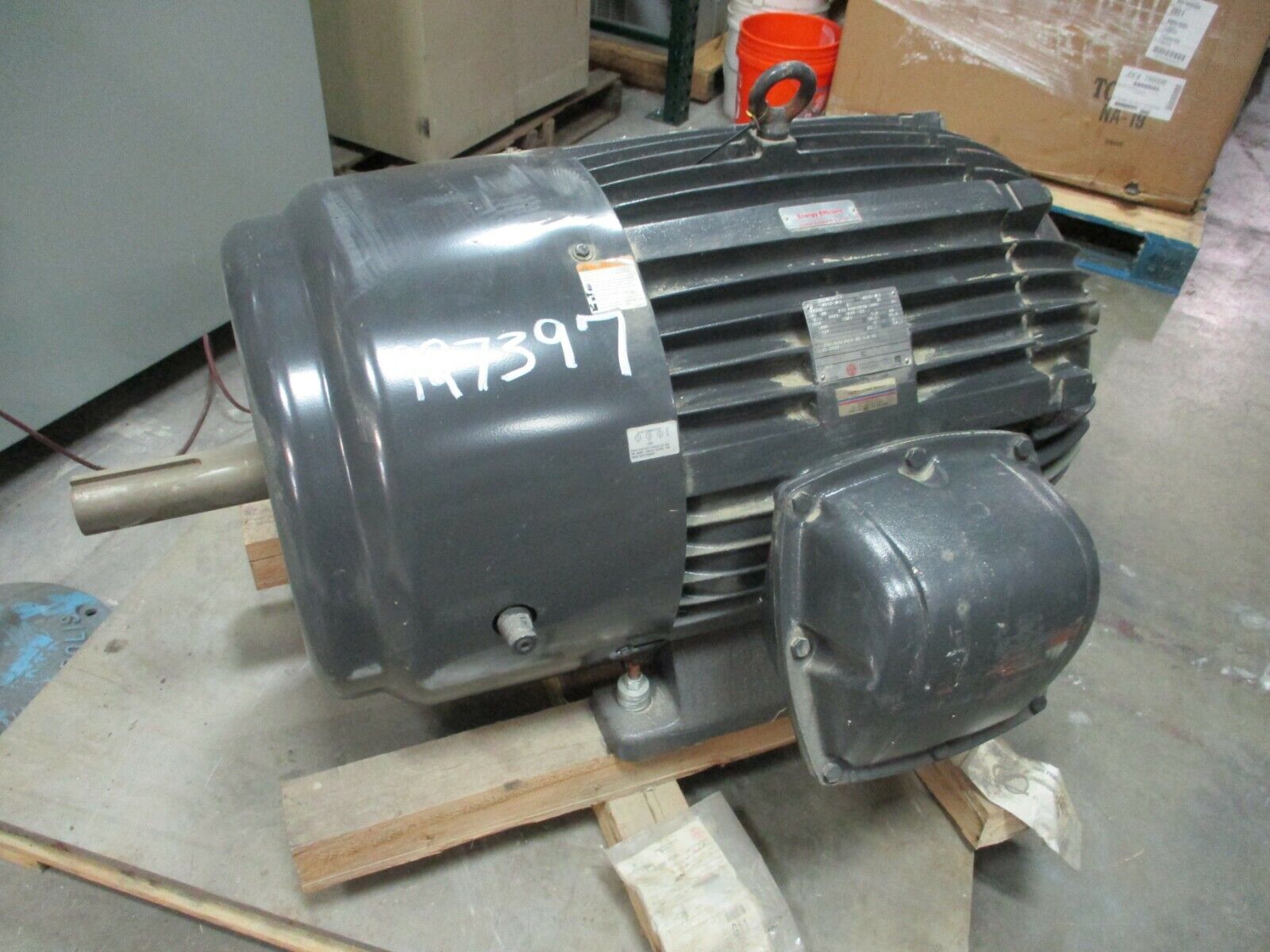 US Motors Double-Shaft AC Motor X150E2CS-P 150HP 1800RPM 460V TE Used