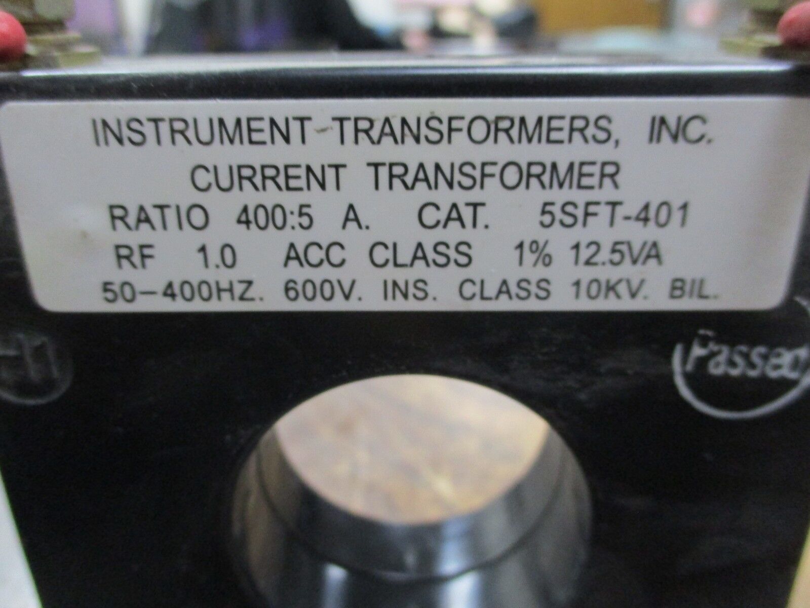 Instrument Transformers Current Transformers 5SFT-401 Ratio 400:5A 600V 50-400Hz