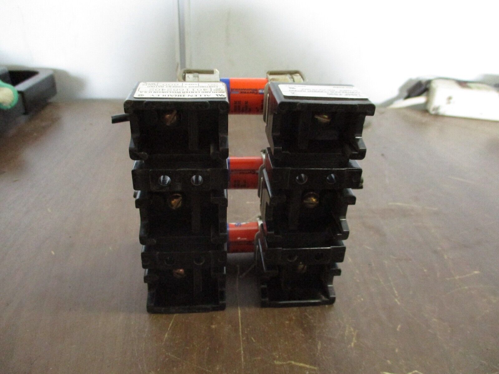 Allen-Bradley Fuse Holder 1494F-FS30 Ser. A 30A 600V 3P w/ (3) 20A Fuses Used