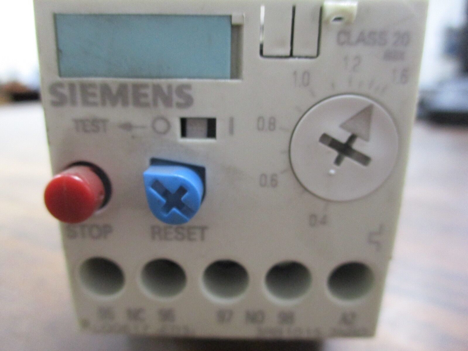 Siemens Solid State Overload  3RB1015-2NB0 Trip: 0.4-1.5A 600V Used