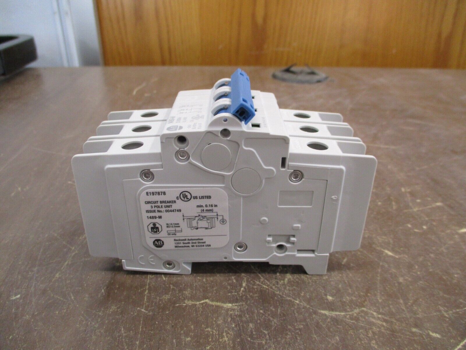 Allen-Bradley Circuit Breaker 1489-M3D600 Ser. D 60A 3P New Surplus