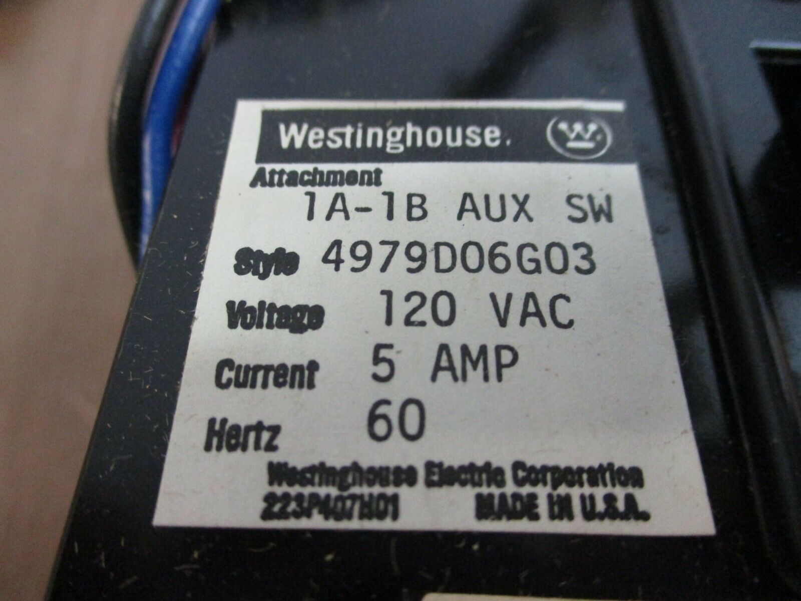 Westinghouse AB De-Ion Circuit Breaker 70E2924 150A 600V 3P Used