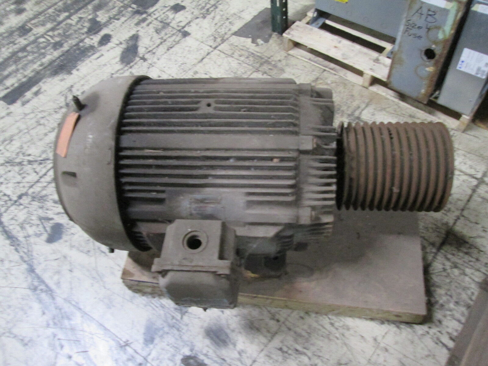 Allis-Chalmers AC Motor GZZ 60HP 1200RPM FR: 444U 220/440V 144/72A Used