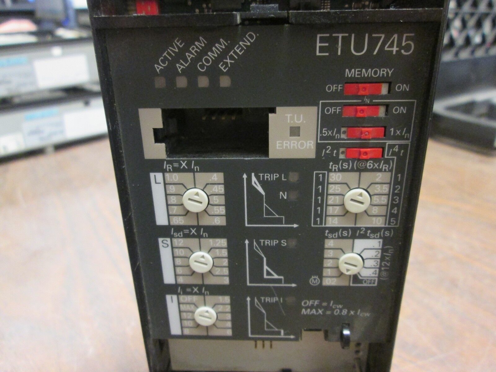 Siemens Type 3WL Trip Unit WLETU745 24VDC 170mA Used