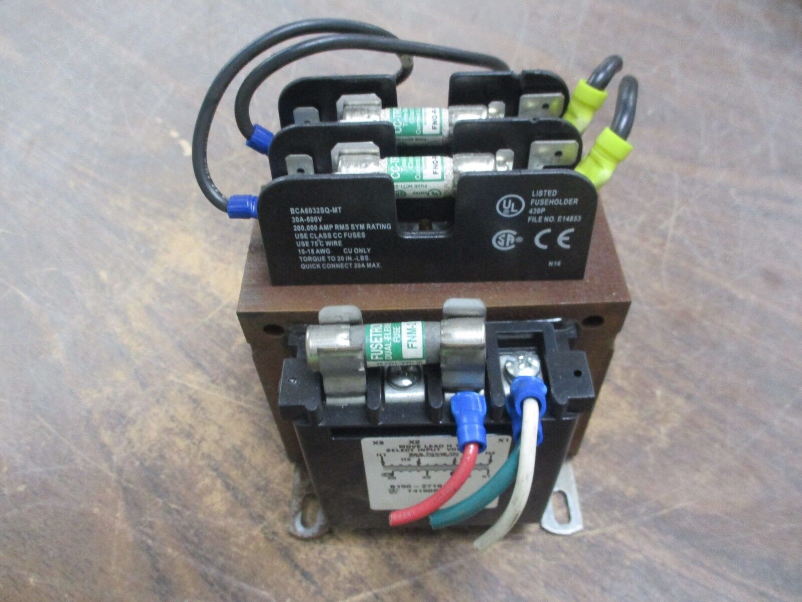 ABB Control Transformer T4150PSF1 150VA Pri: 200-480V Sec: 23-120V 50/60Hz Used