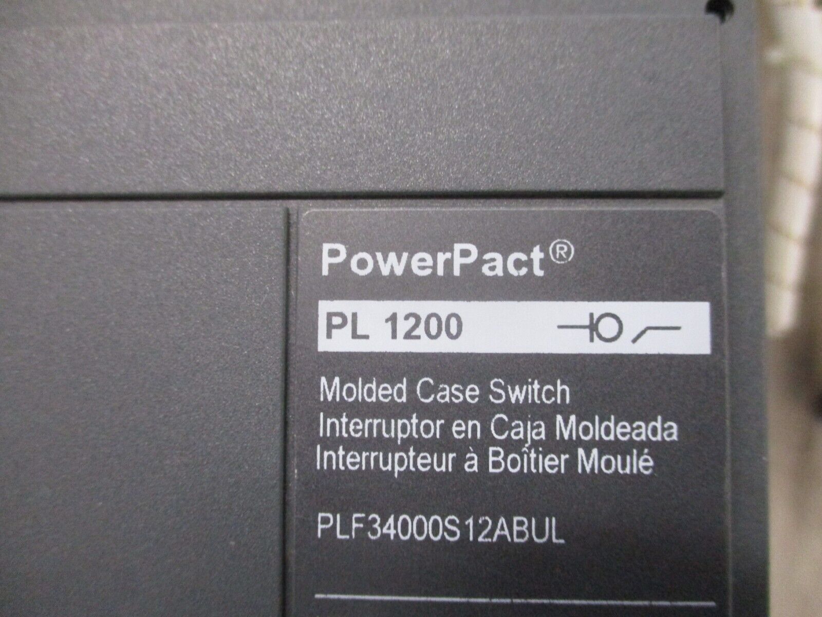 Square D Power Pact Circuit Breaker PL 1200 1200A 480V *No Trip*  Used