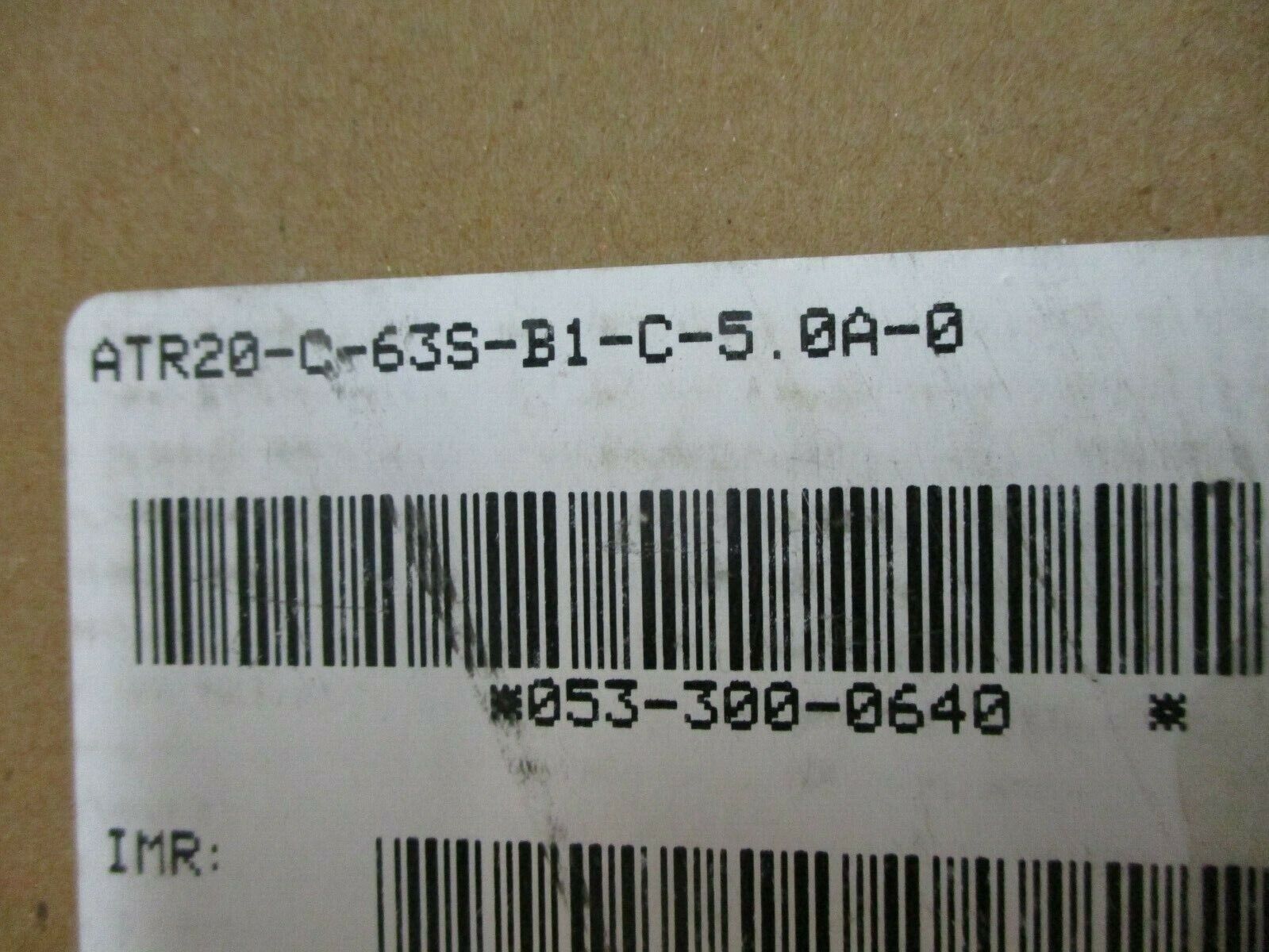 Airpax Circuit Breaker ATR20-C-63S-B1-C-5.0A-0 Rev. A 5A 125/250VAC / 50VDC