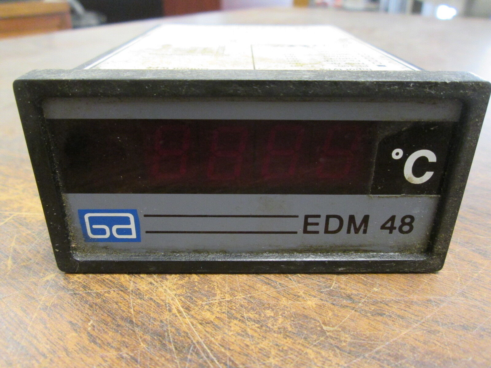 A/S Jensen Electric Digital Meter EDM 48 24VDC Used