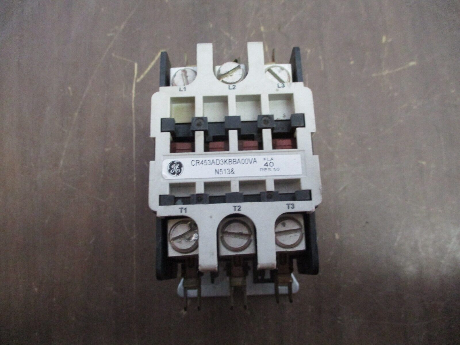 GE Contactor CR453AD3KBBA00VA 24V Coil 40A Used