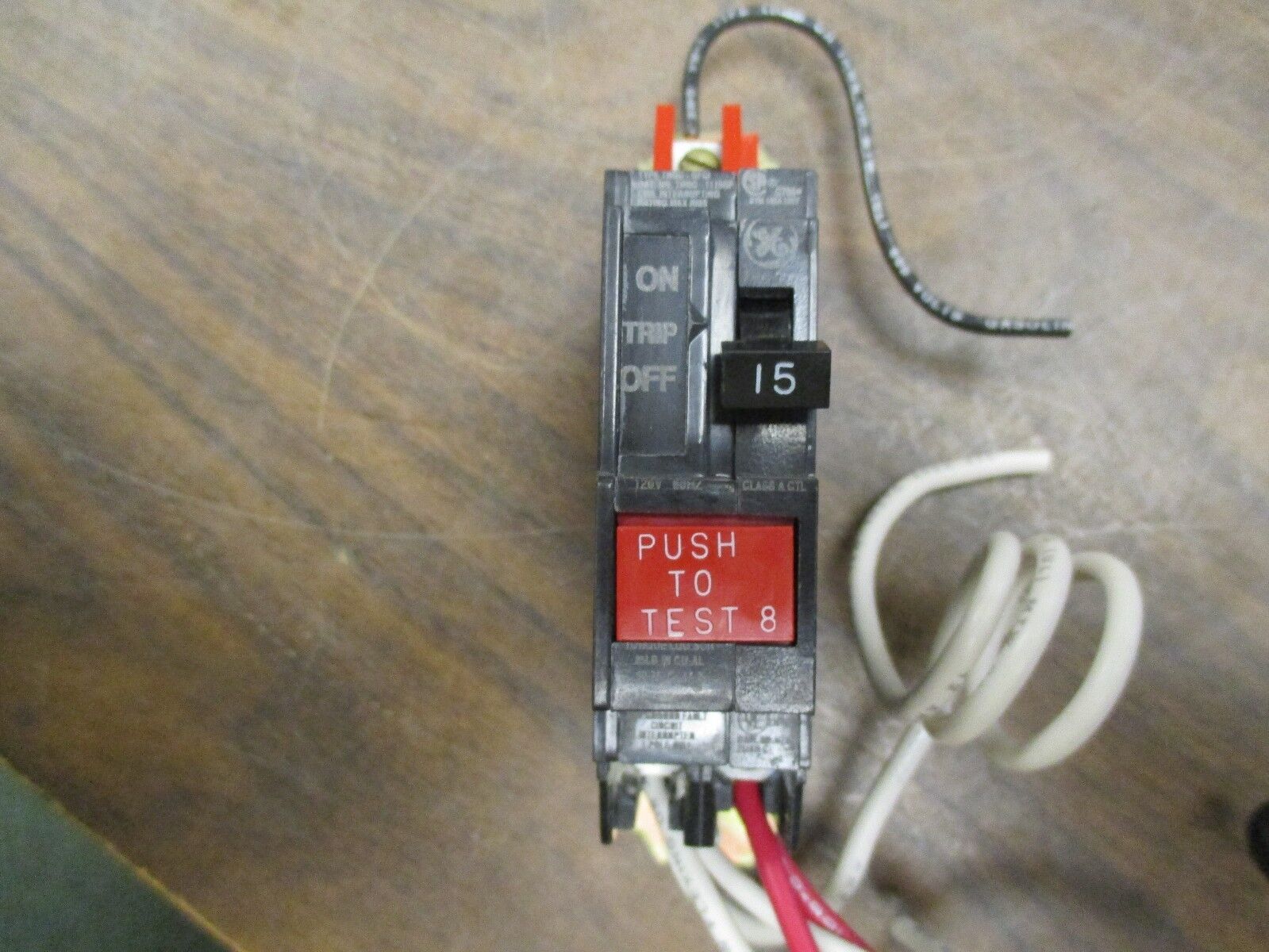 GE Circuit Breaker THQC-1115GF 15A 120V Used