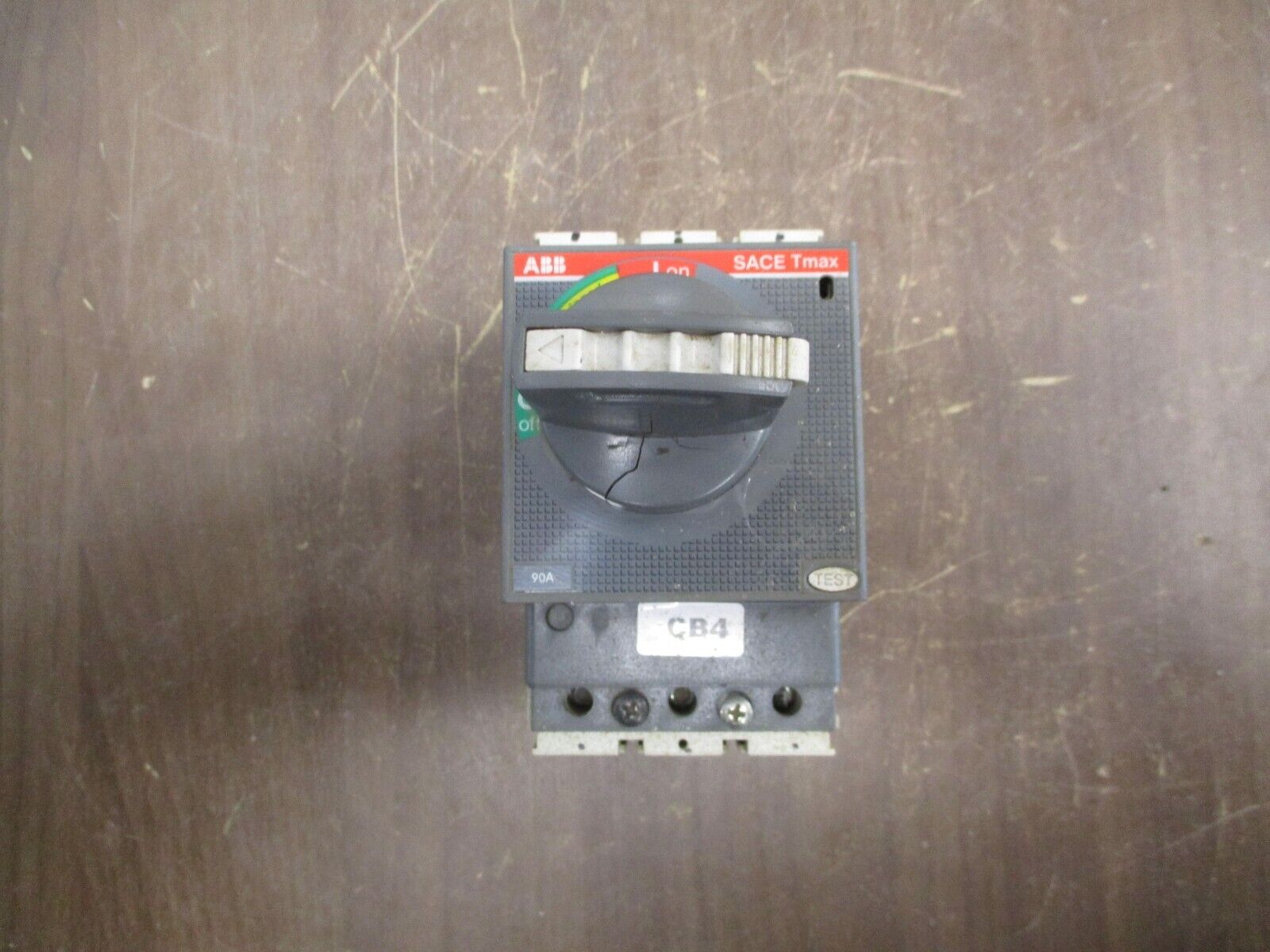 ABB Tmax Breaker Disconnect T1N 90 90A 600V 3P *Chipped* *Cracked* Used