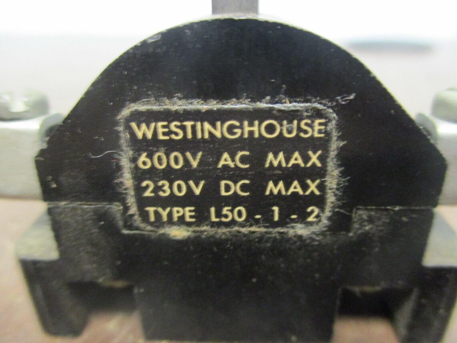 Westinghouse Auxiliary Interlock L50-1-2 600VAC 230VDC New Surplus