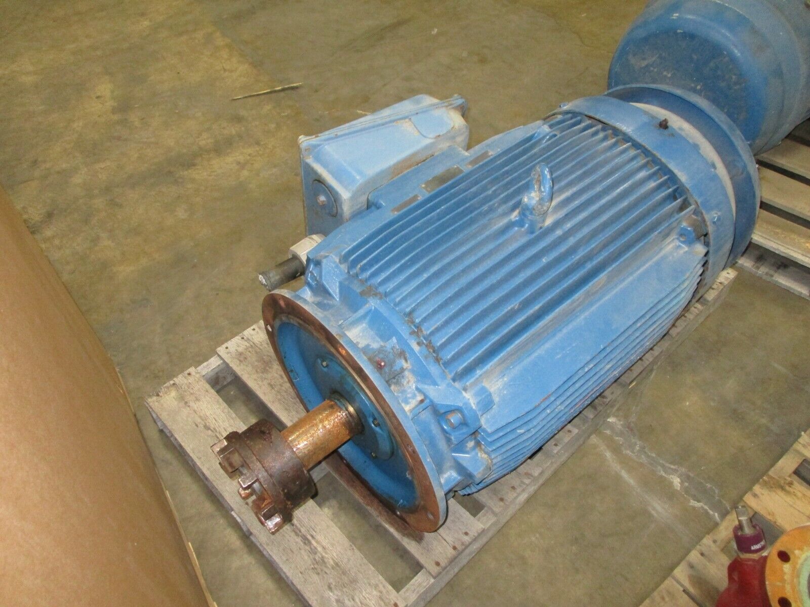 WEG AC Motor 200HP 1800 RPM 447TD Frame 480V TEFC Enclosure Used