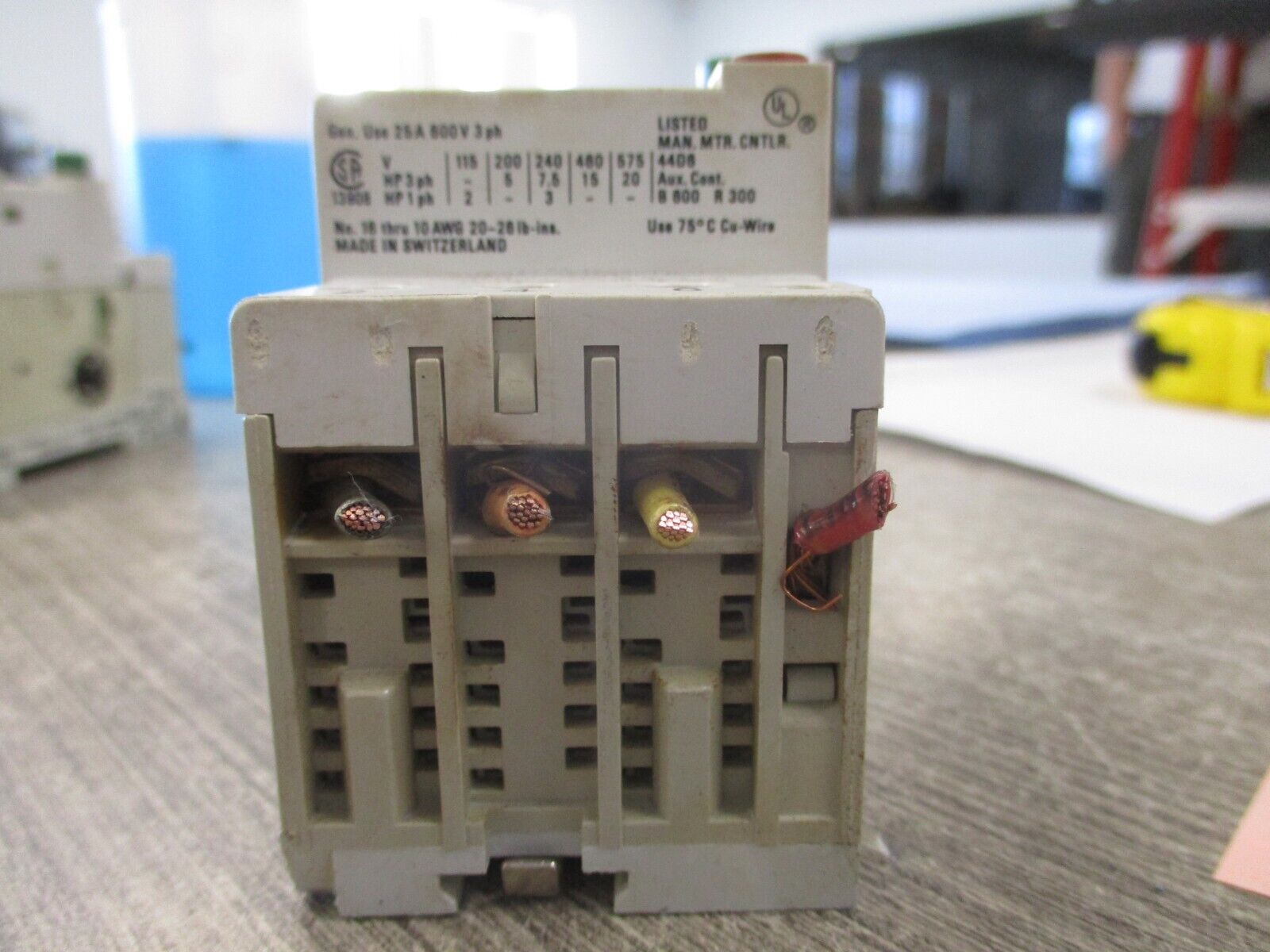 Allen-Bradley Manual Starter 140-MN-1000 Ser. C Trip: 6.3 -10.0A Used