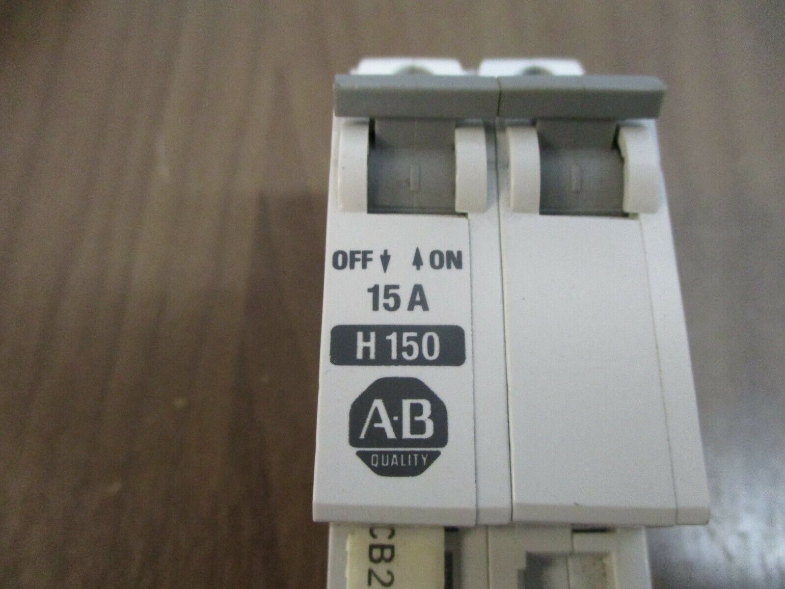 Allen-Bradley Circuit Breaker 1492-CB2 H150 Ser. B 15A 480V 2P Used