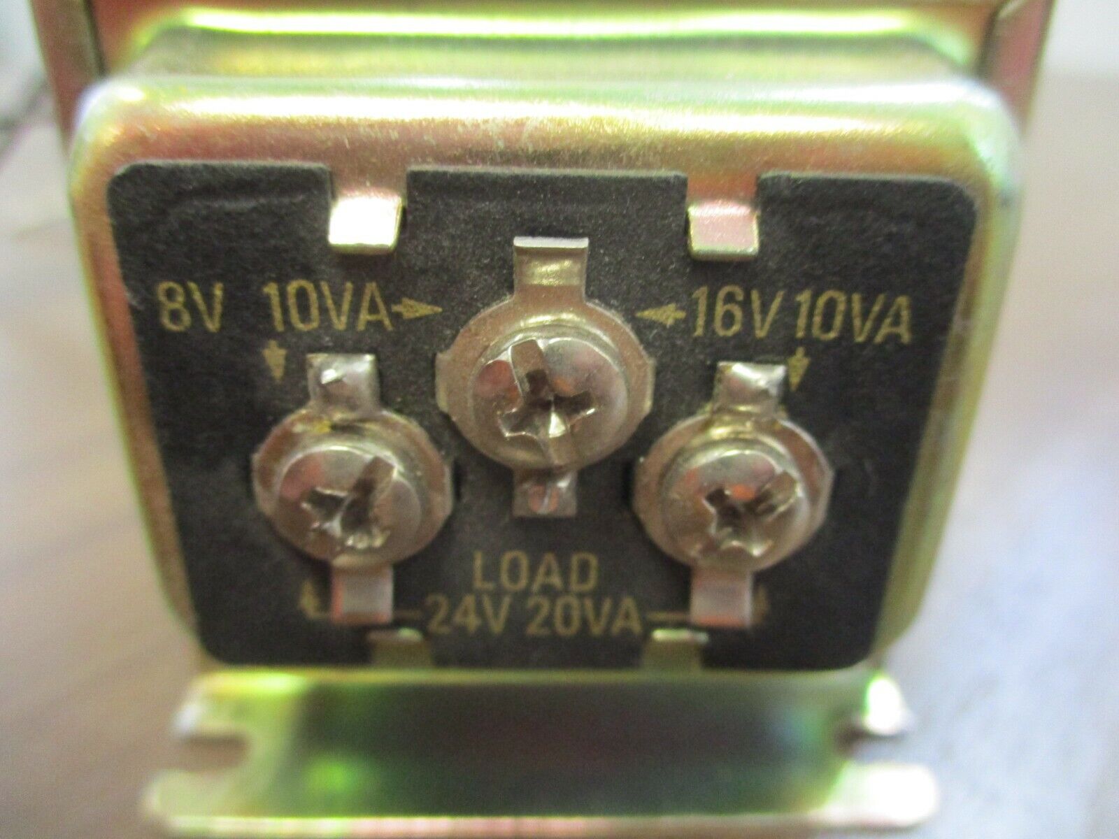 Tork Alert Transformer TA592 10VA/20VA Pri: 24V Sec: 8/16V Used