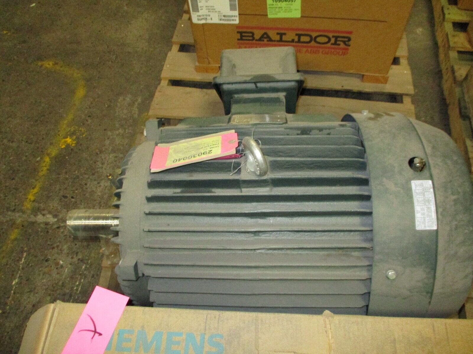 Toshiba Motor 075SDSR41A-P 75HP 1800RPM 230/460V 172/86A 3Ph 60Hz New Surplus