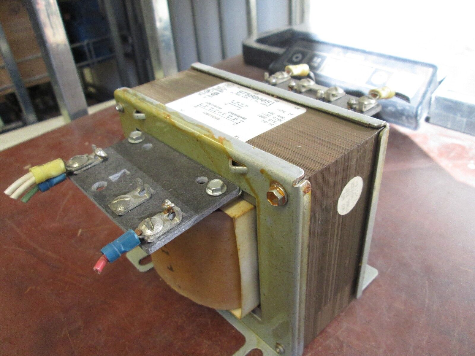 GE Control Transformer 9T58B0051 .750KVA 1PH Pri 240/480V Sec 120V Used