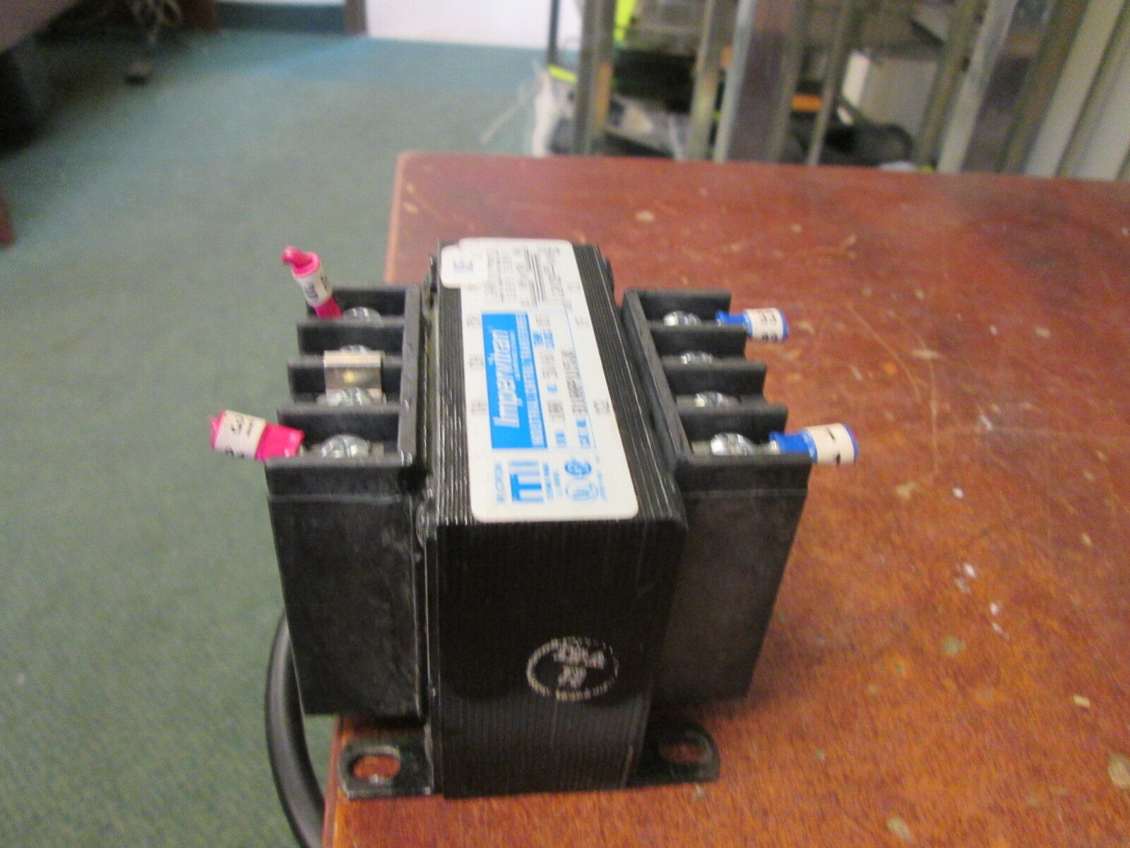 Micron Impervitran Control Transformer B100PU15JK 0.100KVA Pri: 240/480V Used