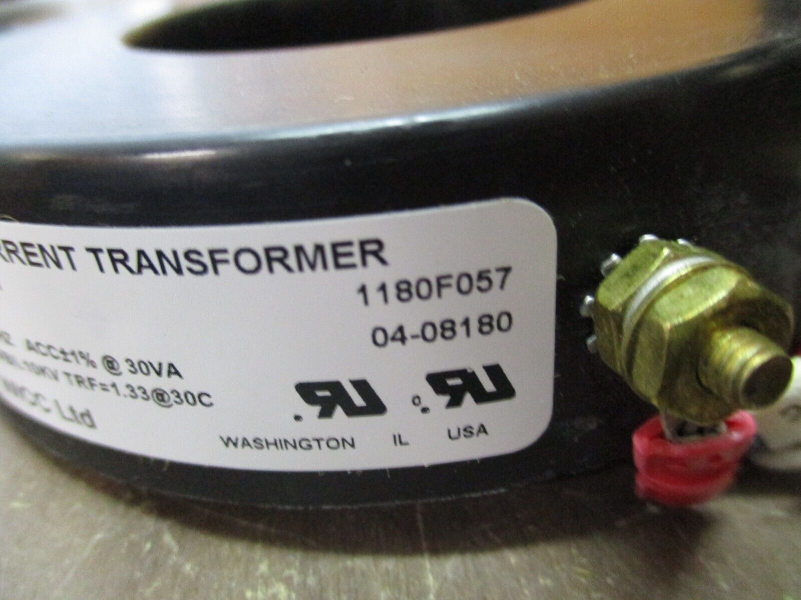 WICC MW0533-1 Current Transformer 1180F057 Ratio 1500:1A 600V 50-400Hz 10kV BIL