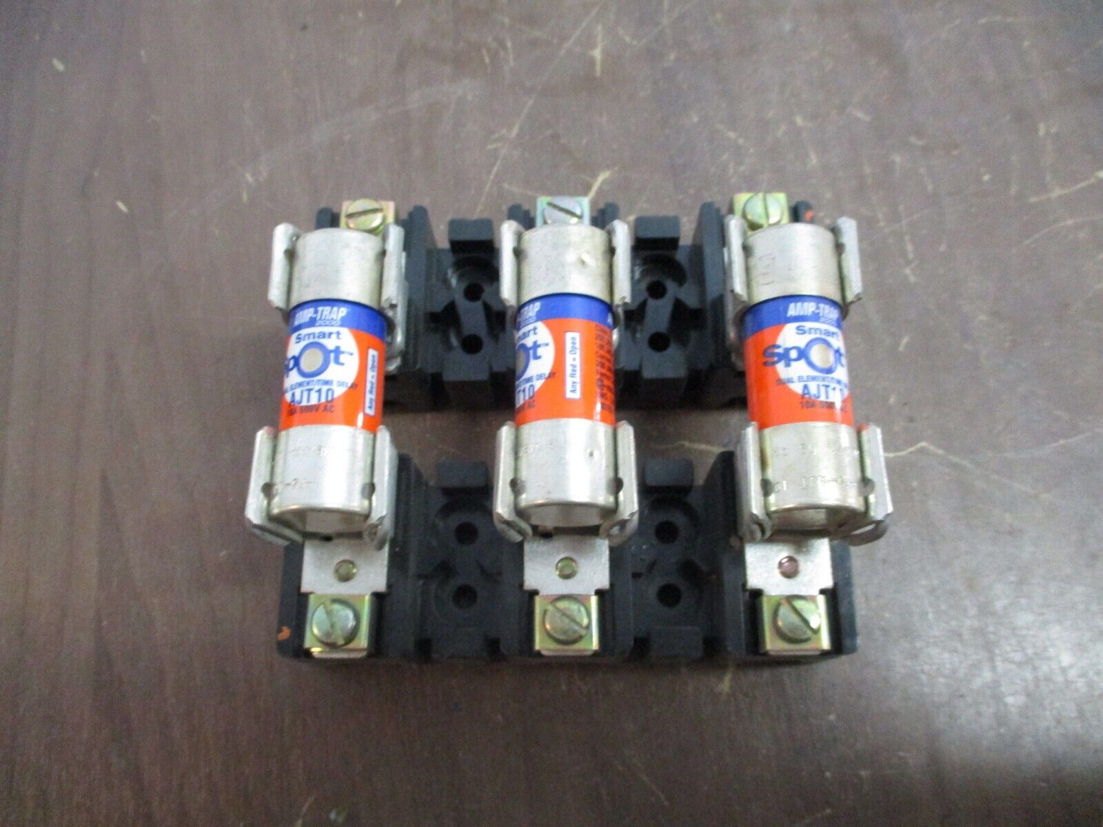 Allen-Bradley Fuse Holder 1494F-FS30 Ser. A 30A 600V 3P w/ (3) 10A Fuses Used