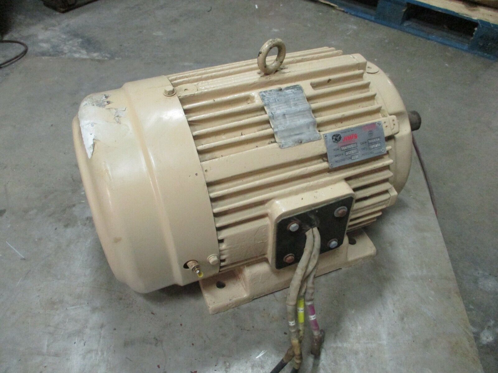 Louis Allis Pacemaker AC Motor 519304RE2 30HP 3600RPM 286TS Frame Used