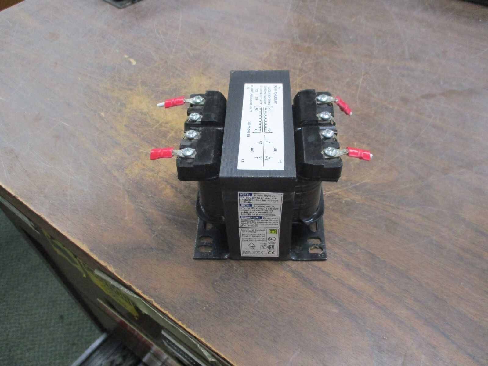 Square D Transformer 9070T150Q56381 0.15KVA Pri: 480V Sec: 440V 50/60Hz Used