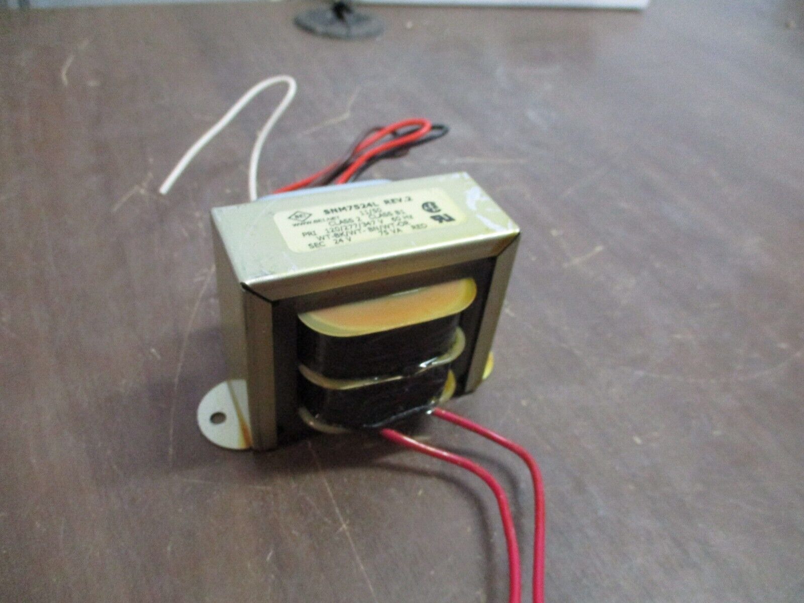 BEI Transformer SNM7524L Rev. 2 75VA Pri: 120/277/347V Sec: 24V 60Hz Used