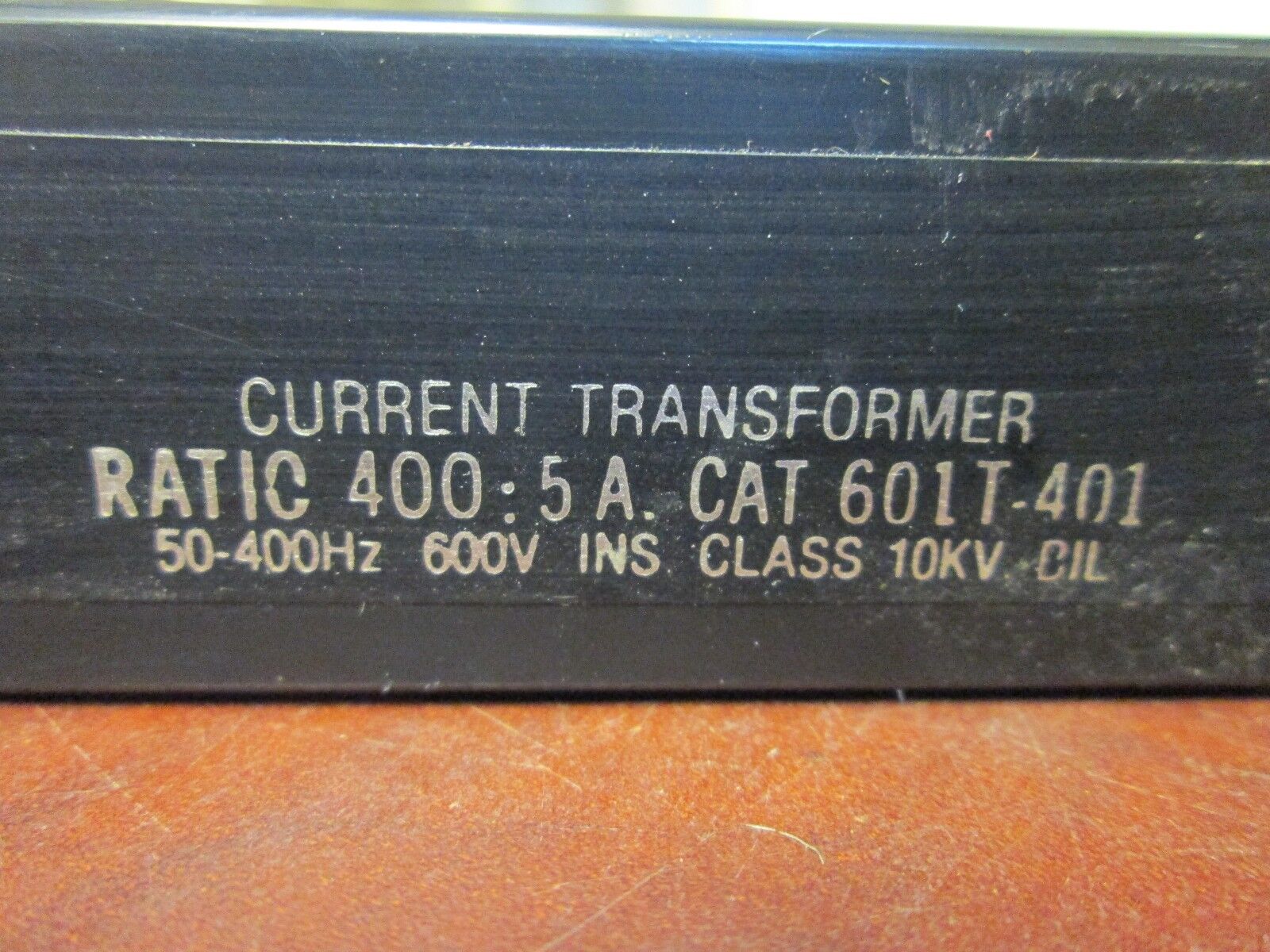 Process Measurement Co. Current Transformer 601T-401 Ratio: 400:5A 600V 50-400Hz