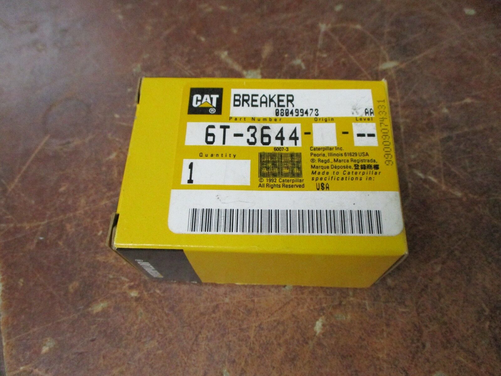 CAT Breaker 6T-3644 New Surplus