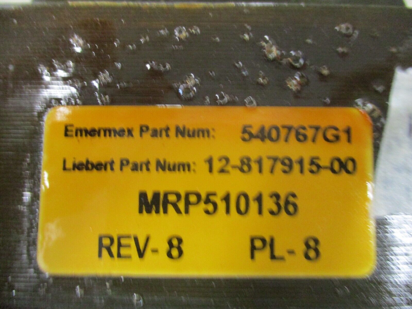 Liebert Transformer 12-817915-00 Rev. 8 PRI: 208/460/480/575/600 V Used