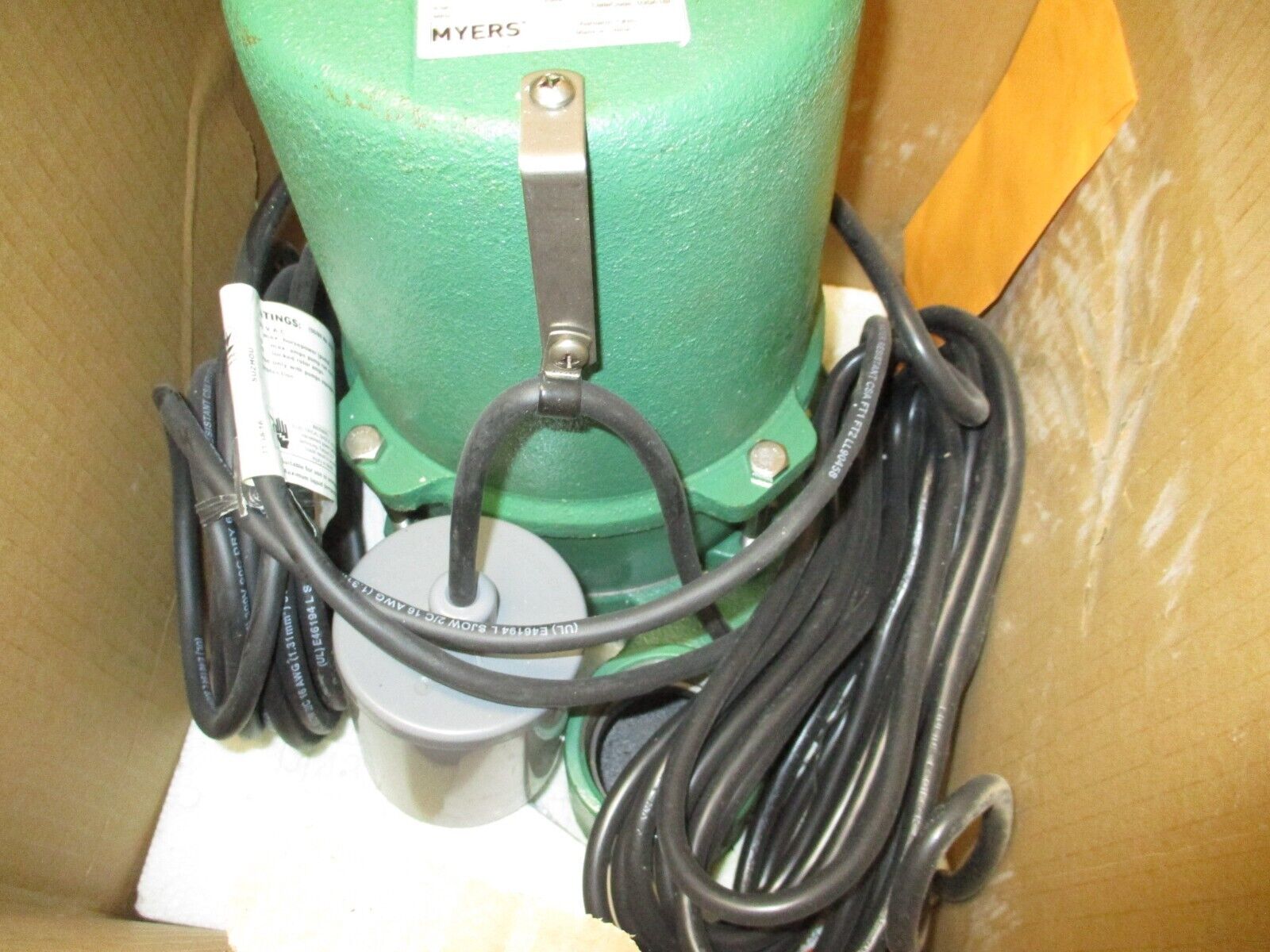 Pentair Myers Submersible Effluent Pump ME45AC-21 87 GPM 44 Head 230V 1Ph