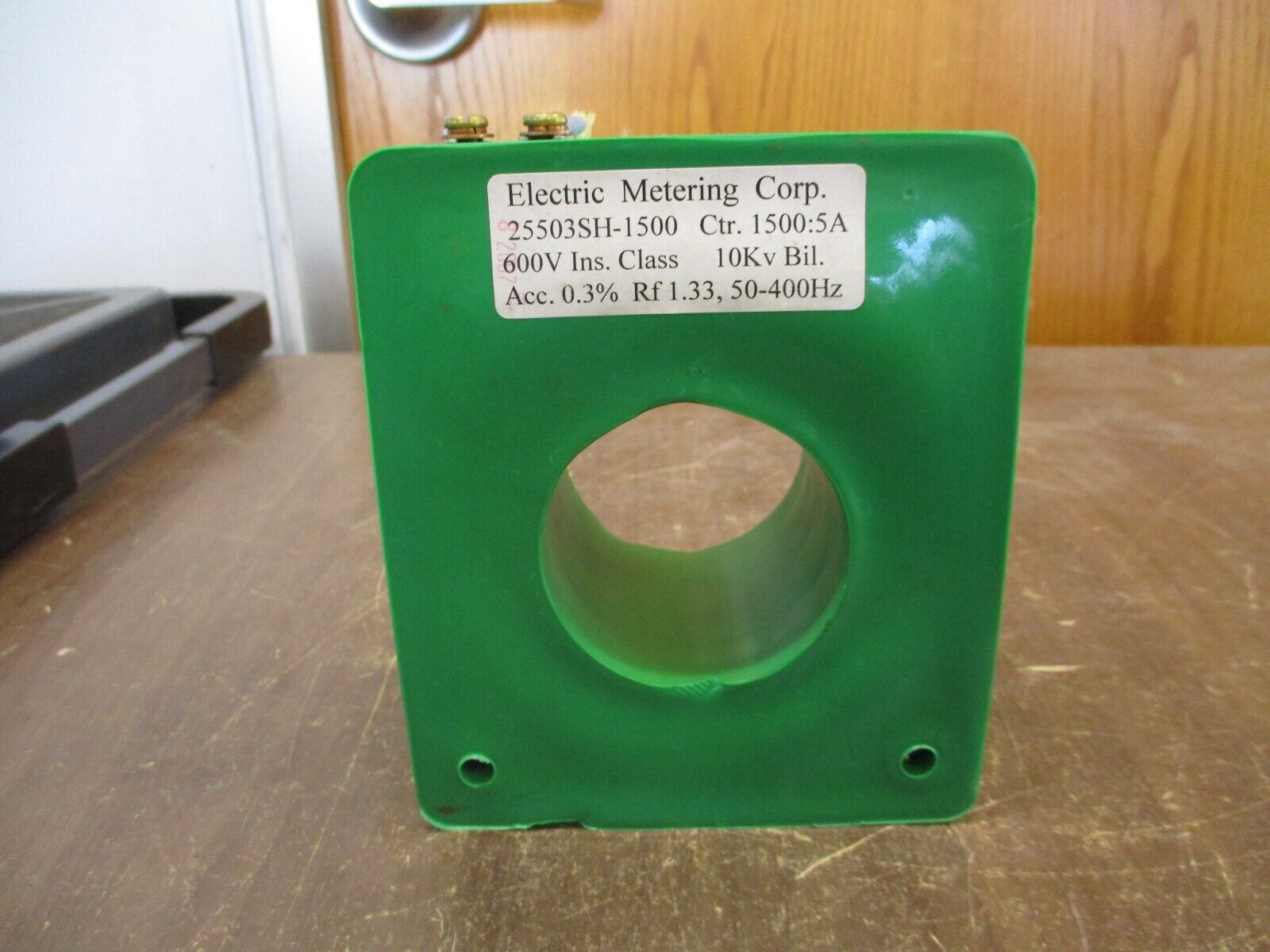 Electric Metering Corp. Current Transformer 25503SH-1500 Ratio 1500:5A 600V Used