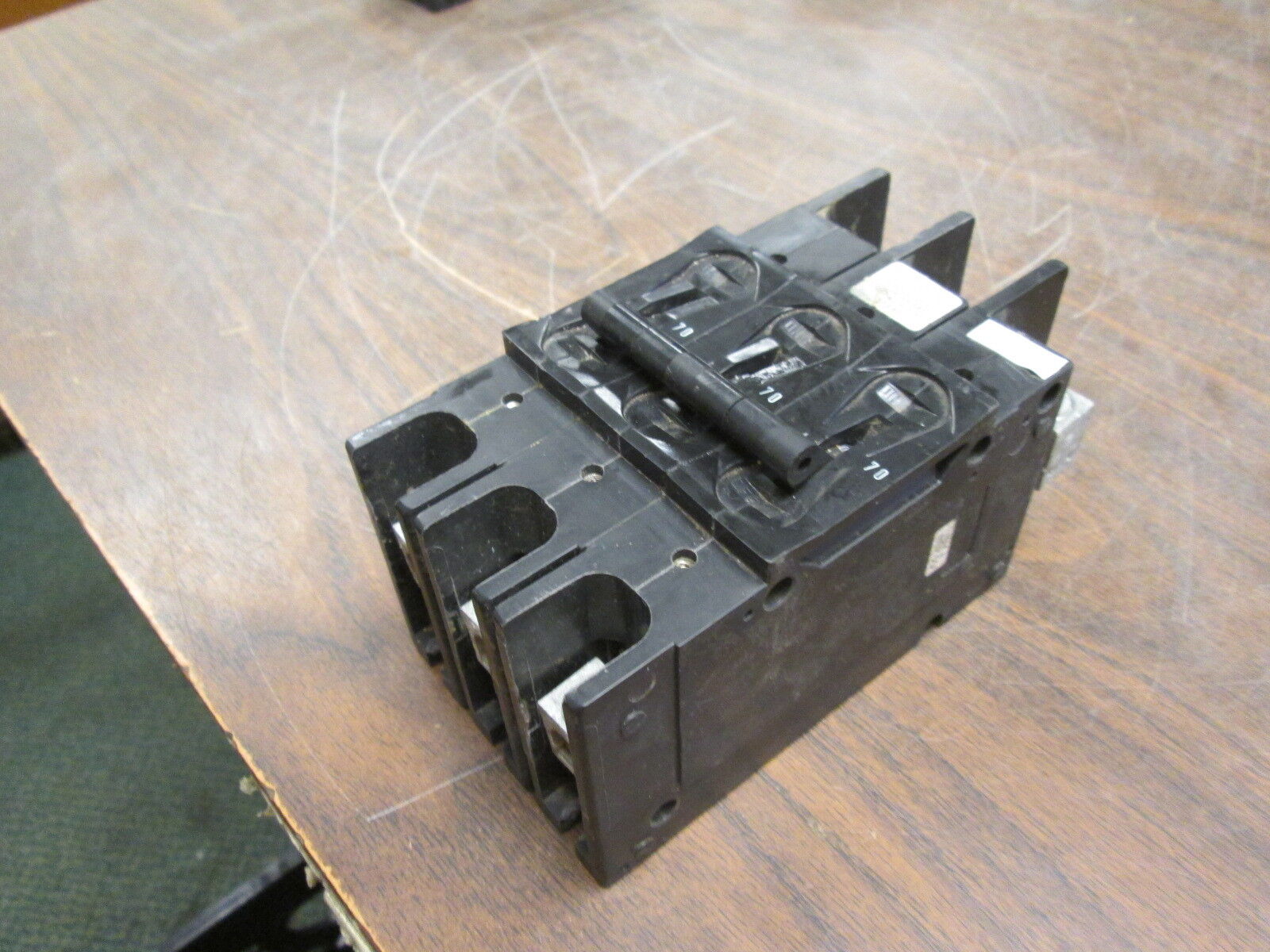 Airpax Circuit Breaker 209-3-1-63F-4-2-70 70A 240V 3P Used