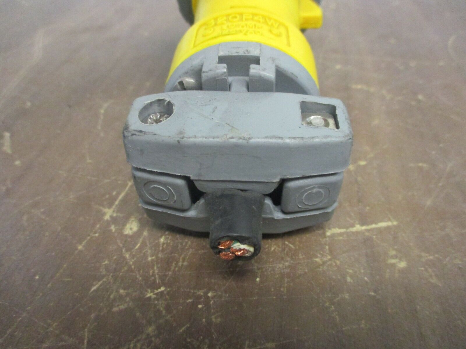 Hubbell Plug 320P4W 20A 125V Used