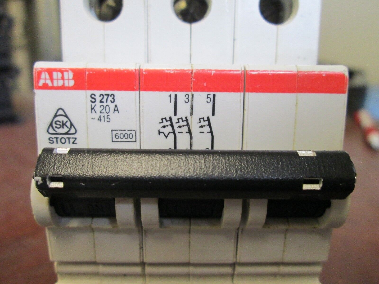 ABB Circuit Breaker S 273 20A 480V 3P Used