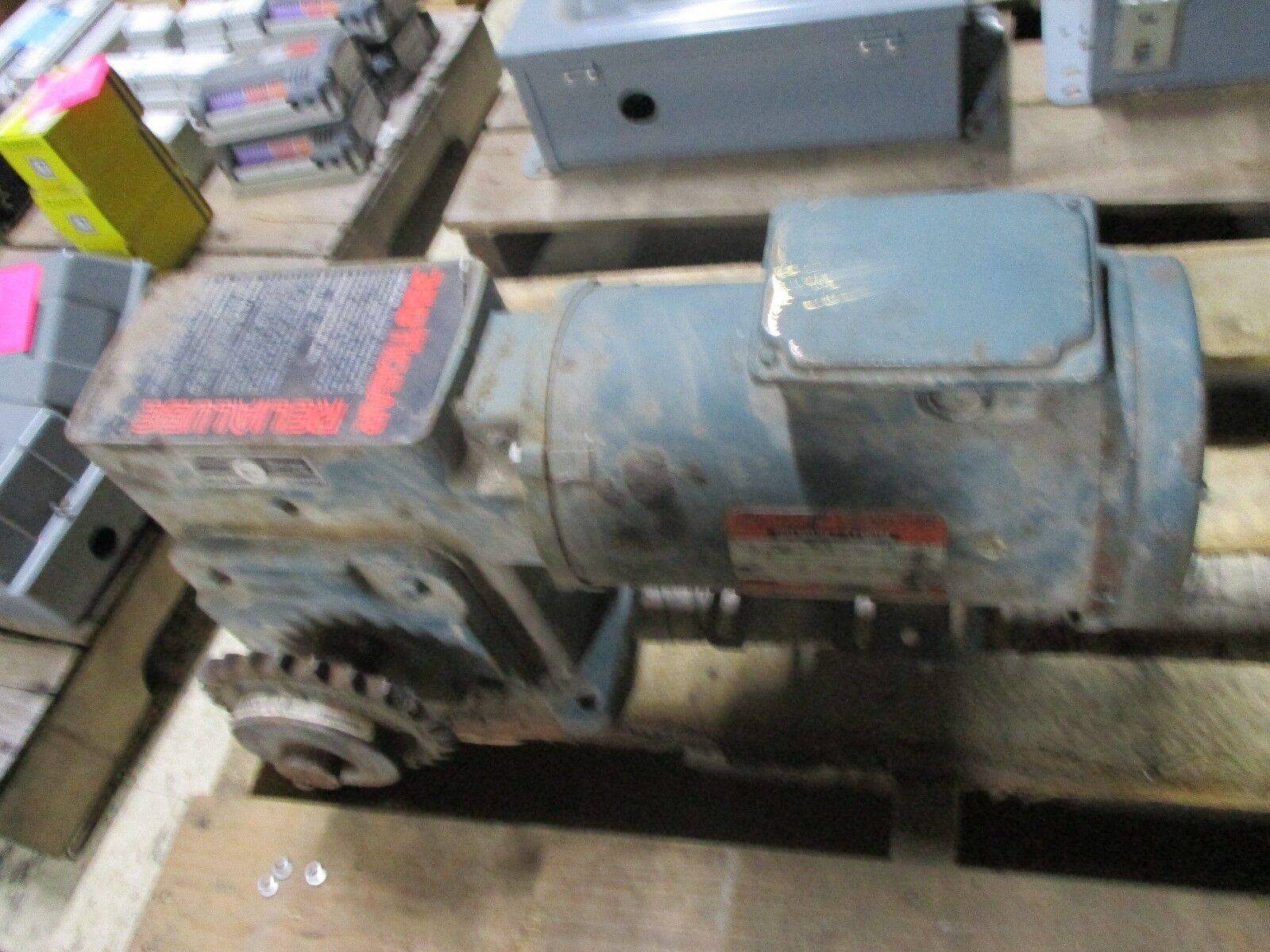 Reliance Gear Motor Frame: FD56C 3HP 1725RPM 230/460V 5.4/2.7A 60Hz Used